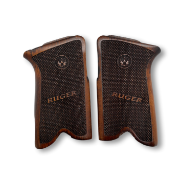 Zib Grips Silah Kabzası - Ruger P85 Serisi ile Uyumlu - Koyu Kahverengi Renk - RGRP85CV005