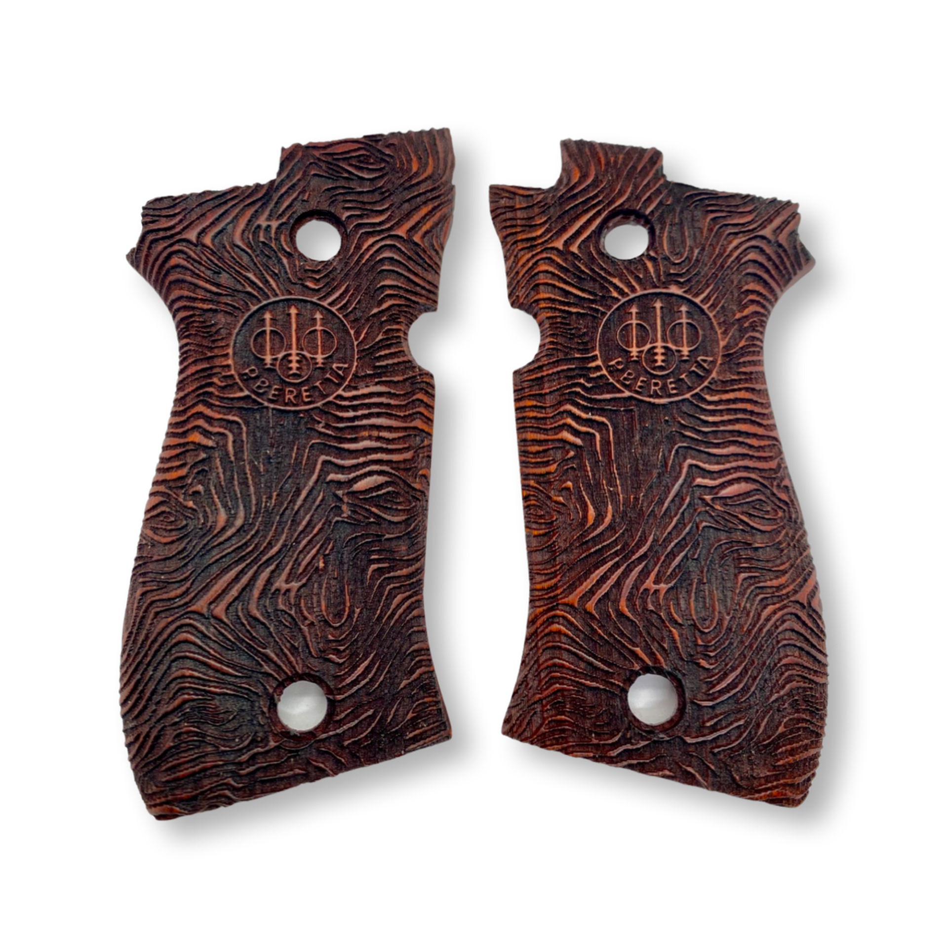 Zib Grips Silah Kabzası - Beretta F81/F84, Fatih 13 ile Uyumlu - Meşe Renk - BRTF81MS007