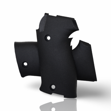 Zib Grips Silah Kabzası - Sigsauer P220 ile Uyumlu - Siyah Renk - Polimer Malzemesinden Yapılma - POSSP220SY001