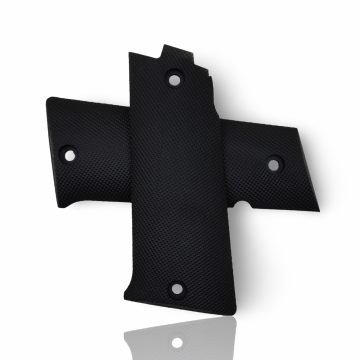 Zib Grips Silah Kabzası - LLama 9mm, LLama IX (Llama 1911) ile Uyumlu - Siyah Renk - Polimer Malzemesinden Yapılma - POLLM45SY001