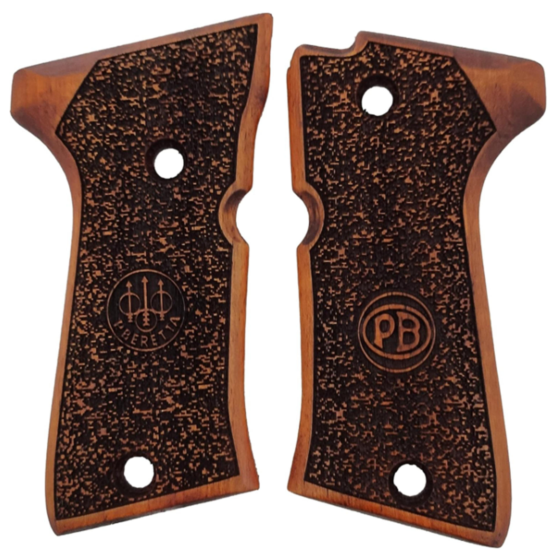 Zib Grips Silah Kabzası - Beretta 92 Kompakt ile Uyumlu - Meşe Renk - BRT92CMPMS004