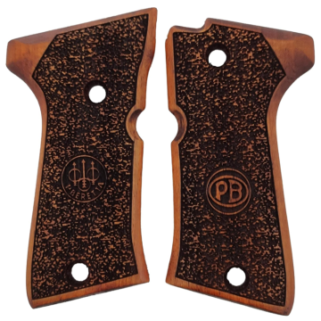 Zib Grips Silah Kabzası - Beretta 92 Kompakt ile Uyumlu - Meşe Renk - BRT92CMPMS004