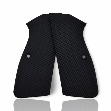 Zib Grips Silah Kabzası - Zig 14, Browning HP, High Power 14, Spor Kasa ile Uyumlu - Siyah Renk - Polimer Malzemesinden Yapılma - POBRWHPSSY005