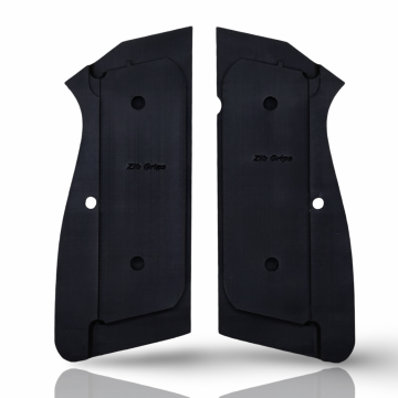 Zib Grips Silah Kabzası - Zig 14, Browning HP, High Power 14, Spor Kasa ile Uyumlu - Siyah Renk - Polimer Malzemesinden Yapılma - POBRWHPSSY005