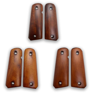 Zib Grips Silah Kabzası - Colt 1911, Girsan MC 1911 ile Uyumlu - Meşe Renk - Ceviz Ağacı - CVCLT1911MS089