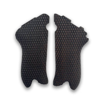 Zib Grips Silah Kabzası - Luger P08, 1917 Parabellum ile Uyumlu - Koyu Kahverengi Renk - LGRP08CV016