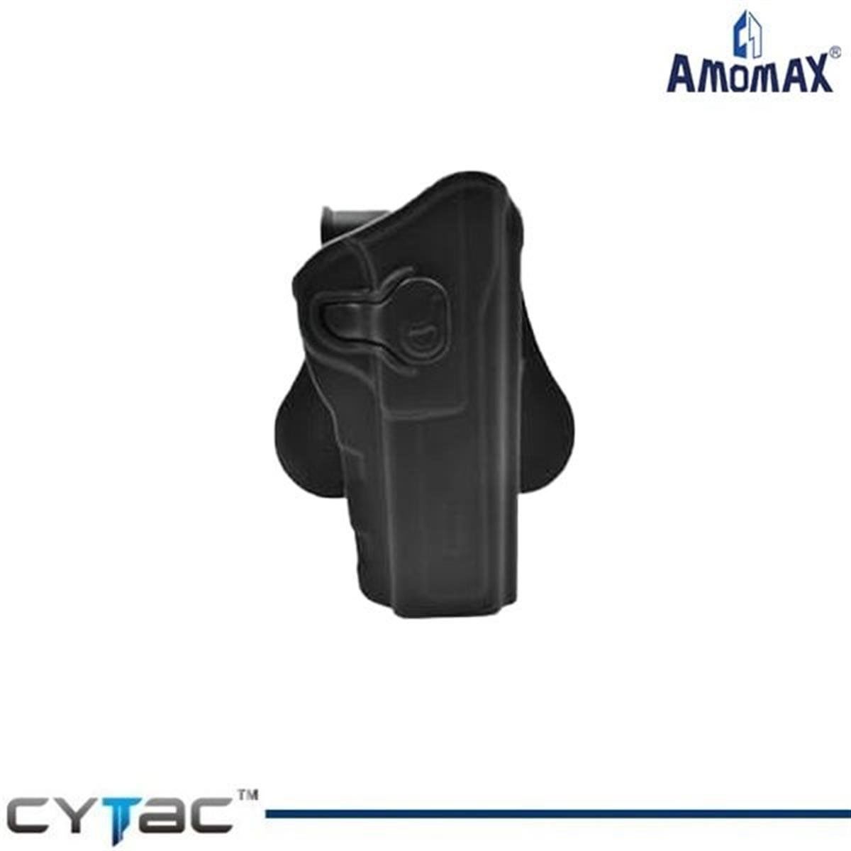 AMOMAX Holster Siyah Tabanca Kılıfı – Browning Hi power, Zig 14 Uyumlu