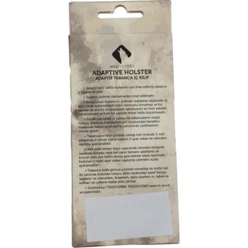 Wolf Holster Canik 55 TP9 Adaptif Tabanca İç Kılıfı