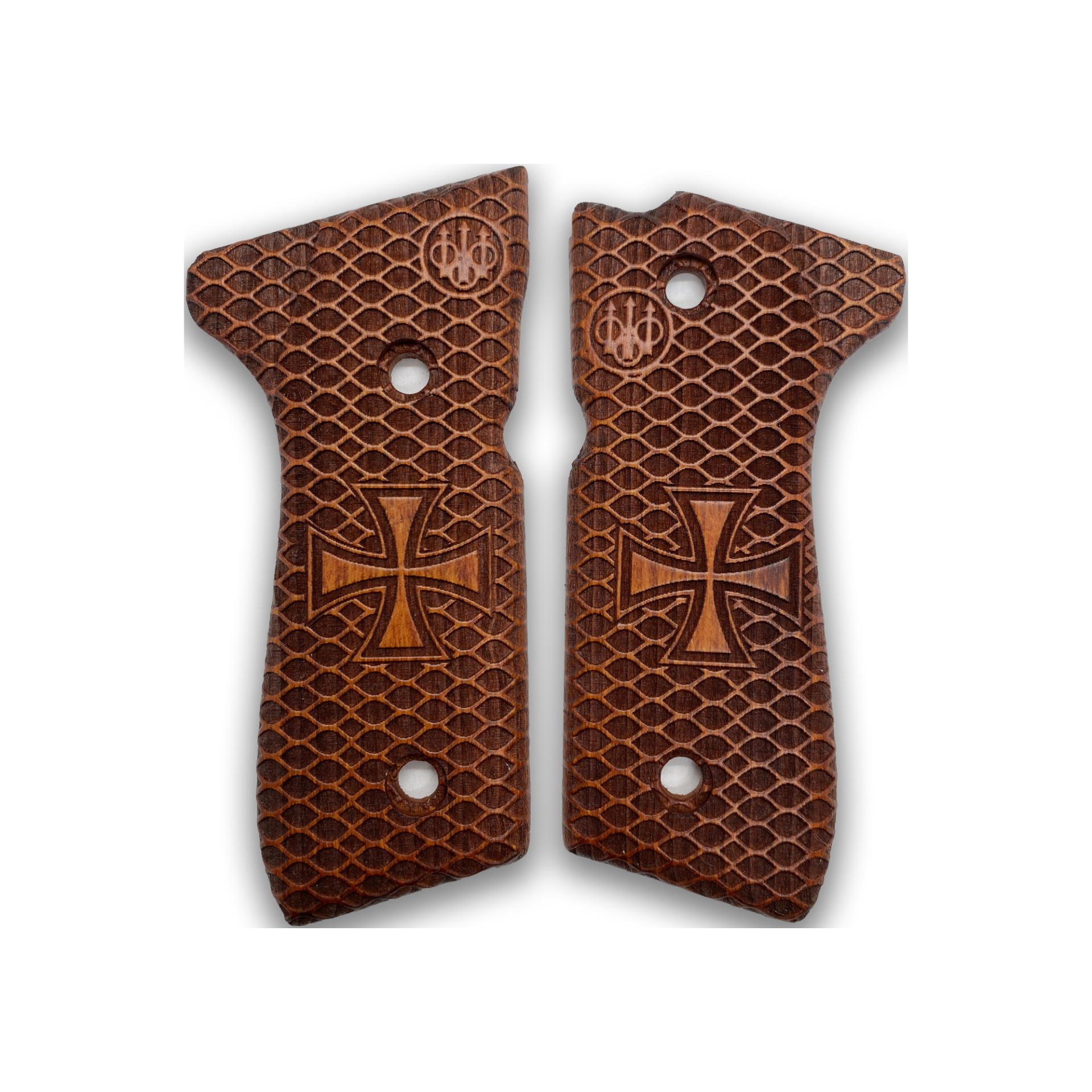 Zib Grips Silah Kabzası - Girsan Yavuz 16, Beretta F92 ile Uyumlu - Meşe Renk - BRTF92MS003