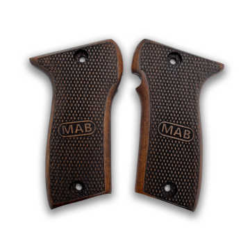 Zib Grips Silah Kabzası - Mab Model D 7.65 ile Uyumlu - Koyu Kahverengi Renk - MAB765CV004