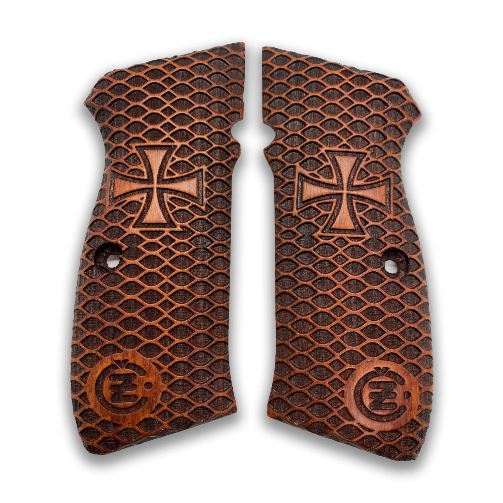 Zib Grips Silah Kabzası - CZ 75, Canik 55, S120, L120 ile Uyumlu - Meşe Renk - CZ75MS039