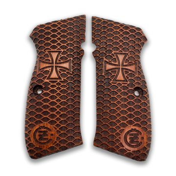 Zib Grips Silah Kabzası - CZ 75, Canik 55, S120, L120 ile Uyumlu - Meşe Renk - CZ75MS039