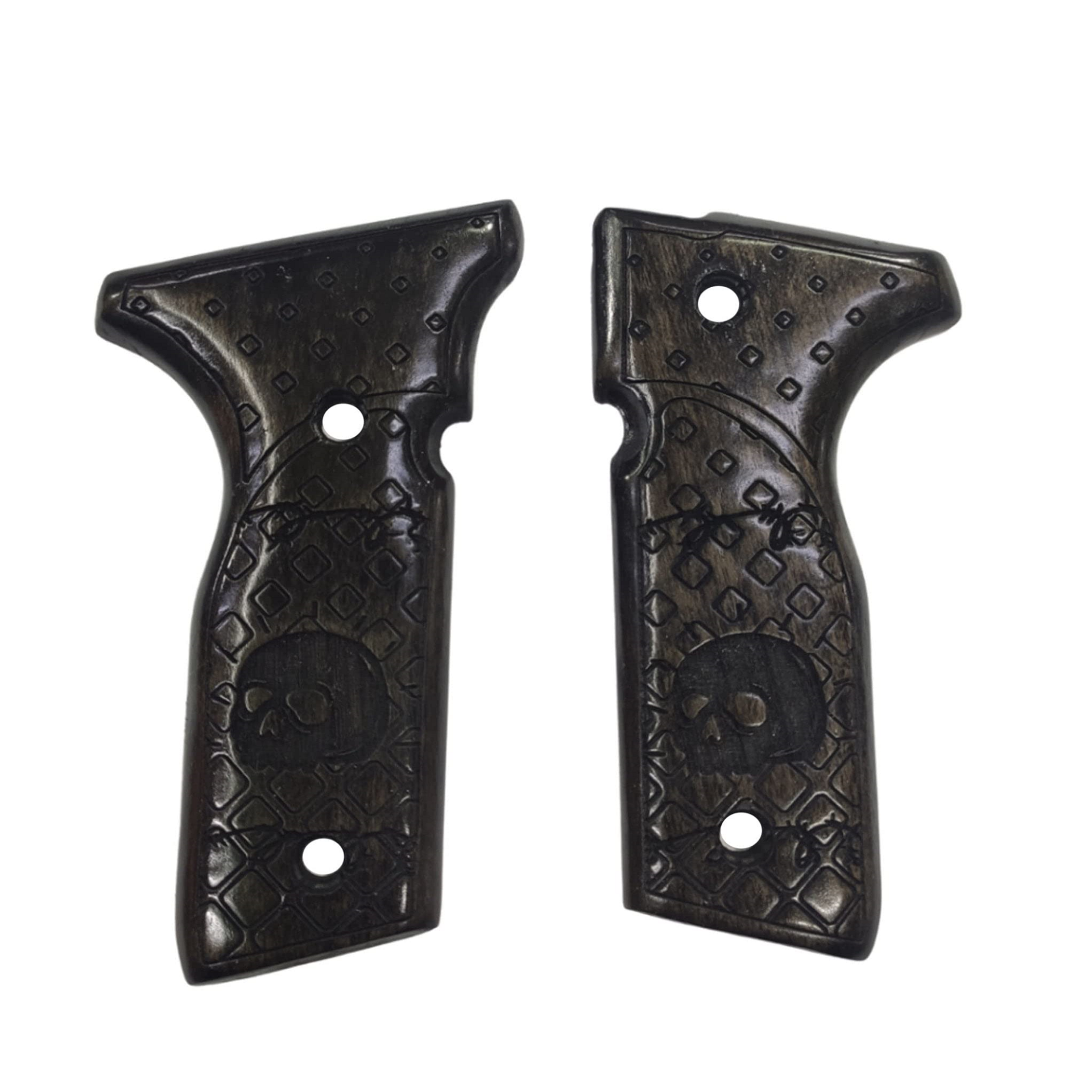 Zib Grips Silah Kabzası - Beretta Stoeger 8000F, 8000FL, 8040F, 8045FT, Cougar 8000 ile Uyumlu - Siyah Renk - BRTCGRSY003