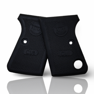 Zib Grips Silah Kabzası - Astra CUB2000, Cup 6,35 ile Uyumlu - Siyah Renk - Polimer Malzemesinden Yapılma - POASTCUBSY001