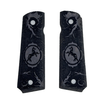 Zib Grips Silah Kabzası - Colt 1911, Girsan MC 1911 ile Uyumlu - Siyah Renk - CLT1911SY001