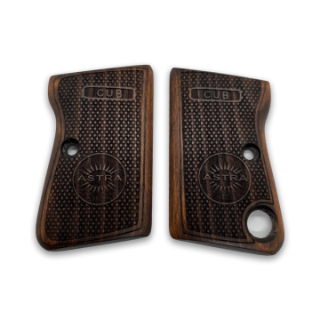 Zib Grips Silah Kabzası - Astra CUB2000, Cup 6,35 ile Uyumlu - Koyu Kahverengi Renk - ASTCUBCV002