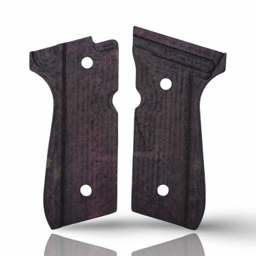 Zib Grips Silah Kabzası - Girsan Yavuz 16, Beretta F92 ile Uyumlu - Bordo Renk - Metal Logolu - BRTF92BR045L1