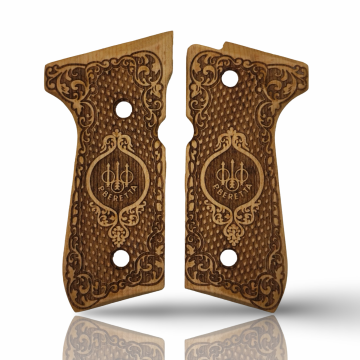 Zib Grips Silah Kabzası - Girsan Yavuz 16, Beretta F92 ile Uyumlu - Sadece vernik uygulanmış - BRTF92SV023