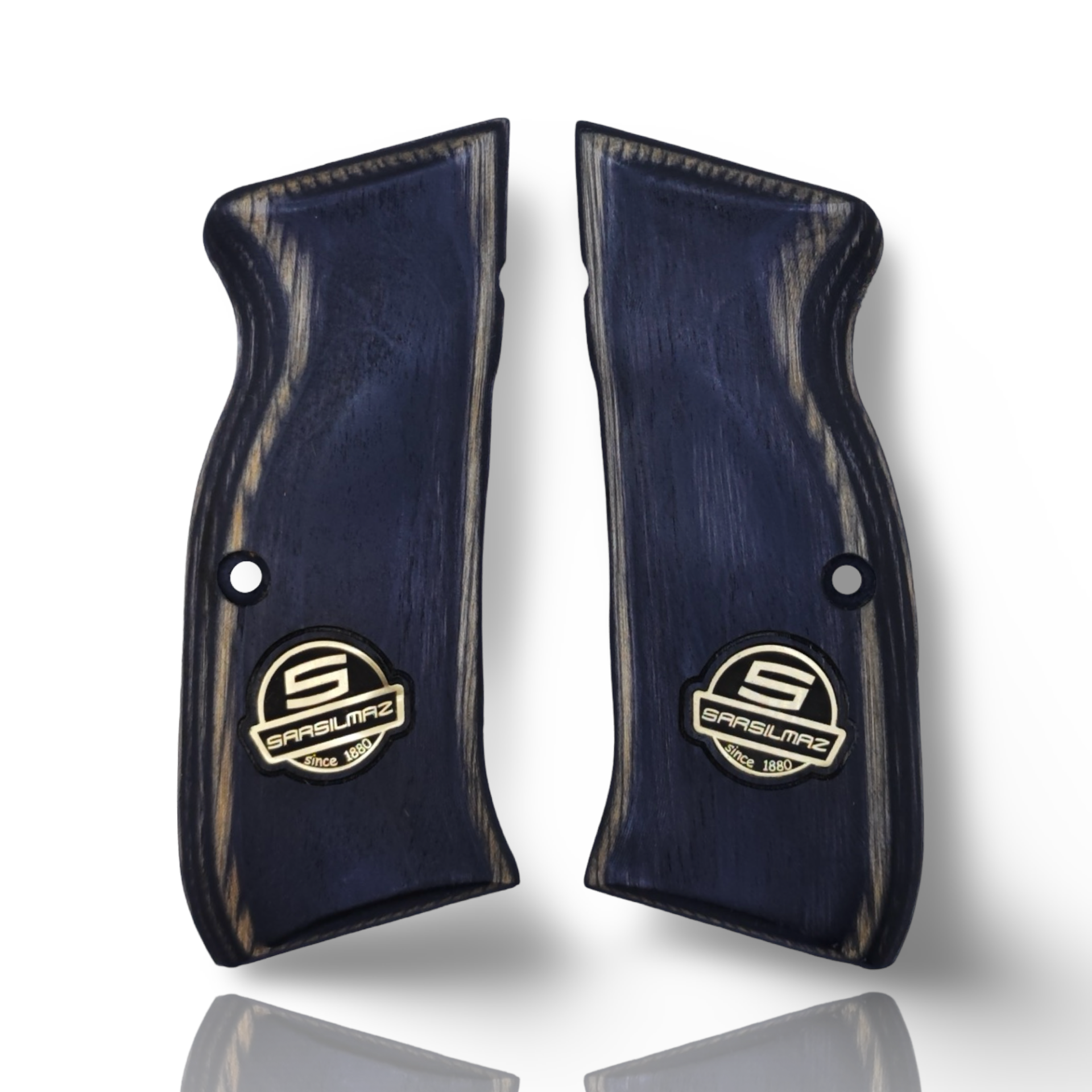 Zib Grips Silah Kabzası - Sarsılmaz Kılınç 2000 Light, Ar24, P8S, P8L ile Uyumlu - Sadece vernik uygulanmış - Lamine Malzemesinden Yapılma - Metal Logolu - LMSRSLGTSV006L1