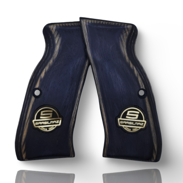Zib Grips Silah Kabzası - Sarsılmaz Kılınç 2000 Light, Ar24, P8S, P8L ile Uyumlu - Sadece vernik uygulanmış - Lamine Malzemesinden Yapılma - Metal Logolu - LMSRSLGTSV006L1