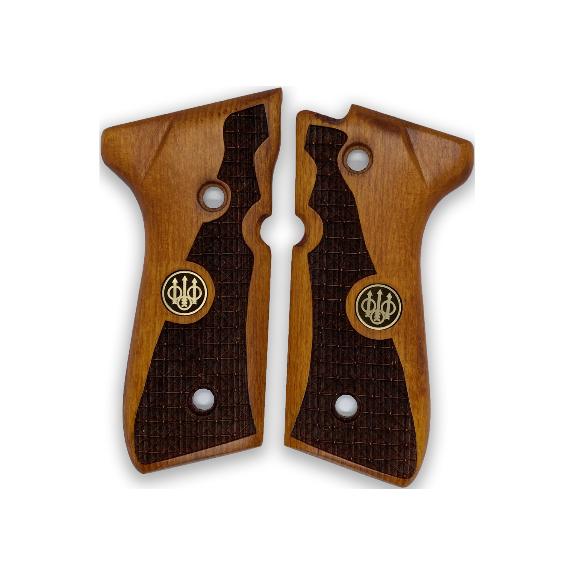 Zib Grips Silah Kabzası - Girsan Yavuz 16, Beretta F92 ile Uyumlu - Sarı Renk - Metal Logolu - BRTF92SR010L1