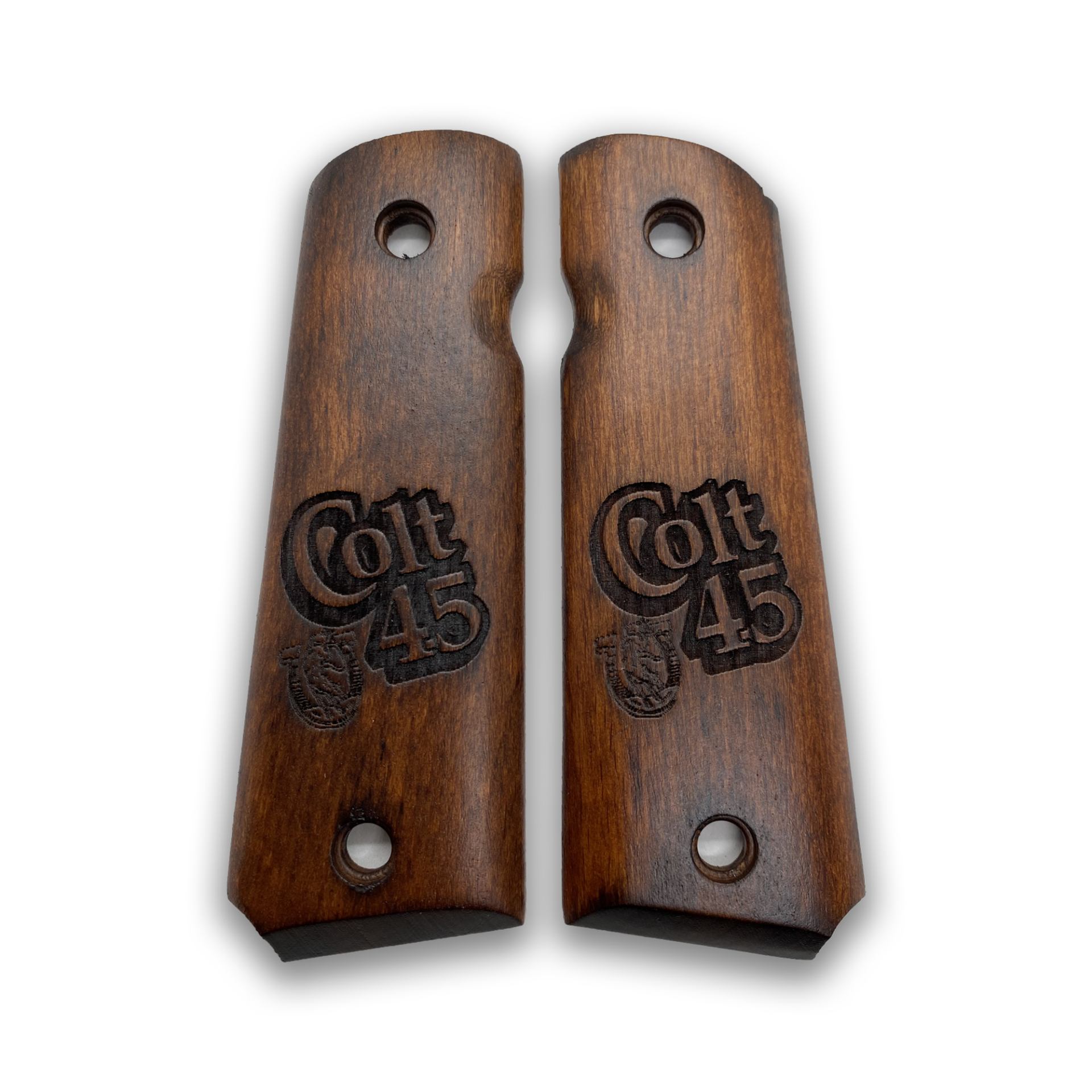 Zib Grips Silah Kabzası - Colt 1911, Girsan MC 1911 ile Uyumlu - Koyu Kahverengi Renk - CLT1911CV062