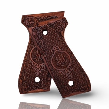 Zib Grips Silah Kabzası - Girsan Yavuz 16, Beretta F92 ile Uyumlu - Meşe Renk - BRTF92MS023