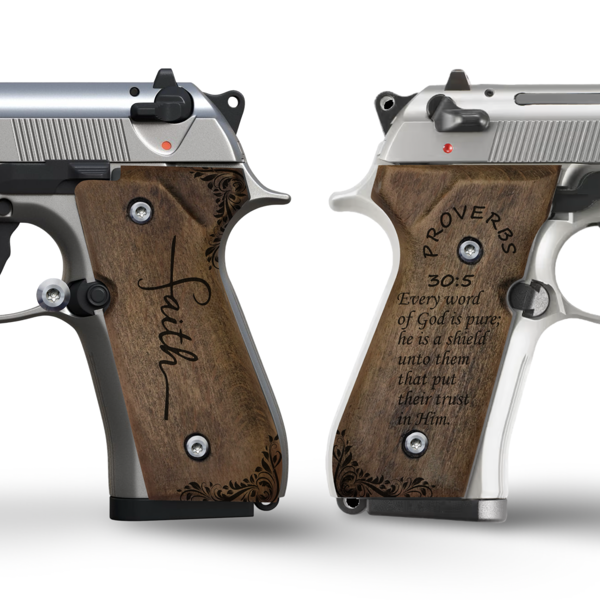 Zib Grips Silah Kabzası - Girsan Yavuz 16, Beretta F92 ile Uyumlu - Açık Kahverengi Renk - BRTF92UC063