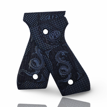 Zib Grips Silah Kabzası - Girsan Yavuz 16, Beretta F92 ile Uyumlu - Mavi Renk - BRTF92MV015