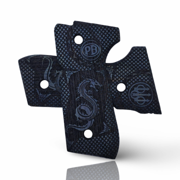 Zib Grips Silah Kabzası - Girsan Yavuz 16, Beretta F92 ile Uyumlu - Mavi Renk - BRTF92MV015