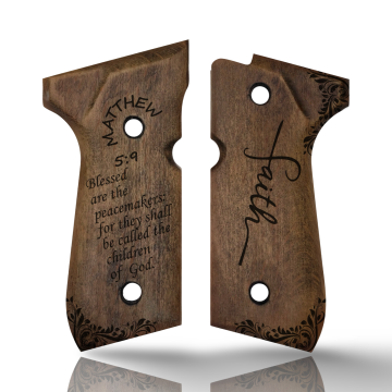 Zib Grips Silah Kabzası - Girsan Yavuz 16, Beretta F92 ile Uyumlu - Açık Kahverengi Renk - BRTF92UC065