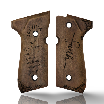 Zib Grips Silah Kabzası - Girsan Yavuz 16, Beretta F92 ile Uyumlu - Açık Kahverengi Renk - BRTF92UC066