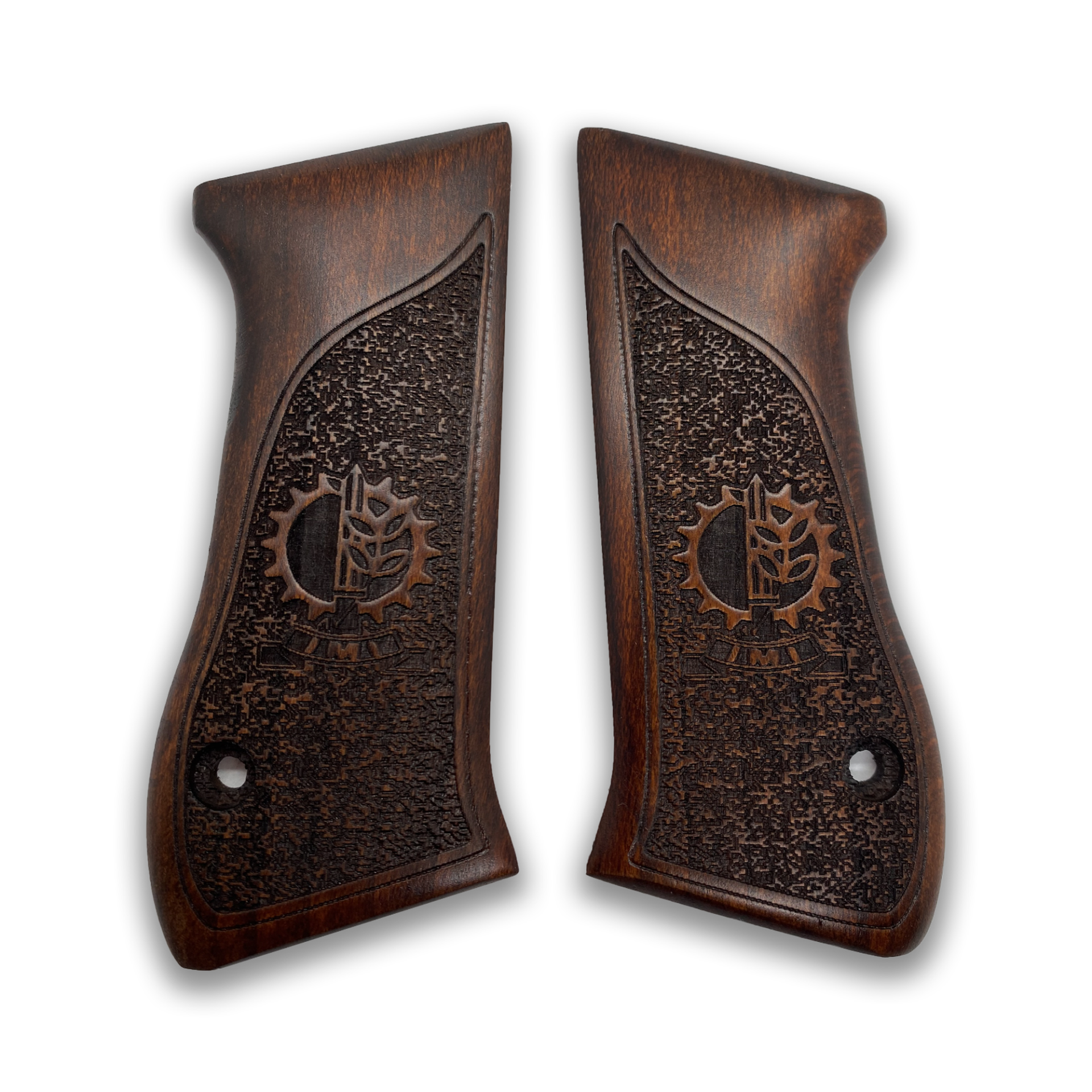 Zib Grips Silah Kabzası - Jericho 941, 941F, 941S, 941 FS ile Uyumlu - Koyu Kahverengi Renk - JR941CV002