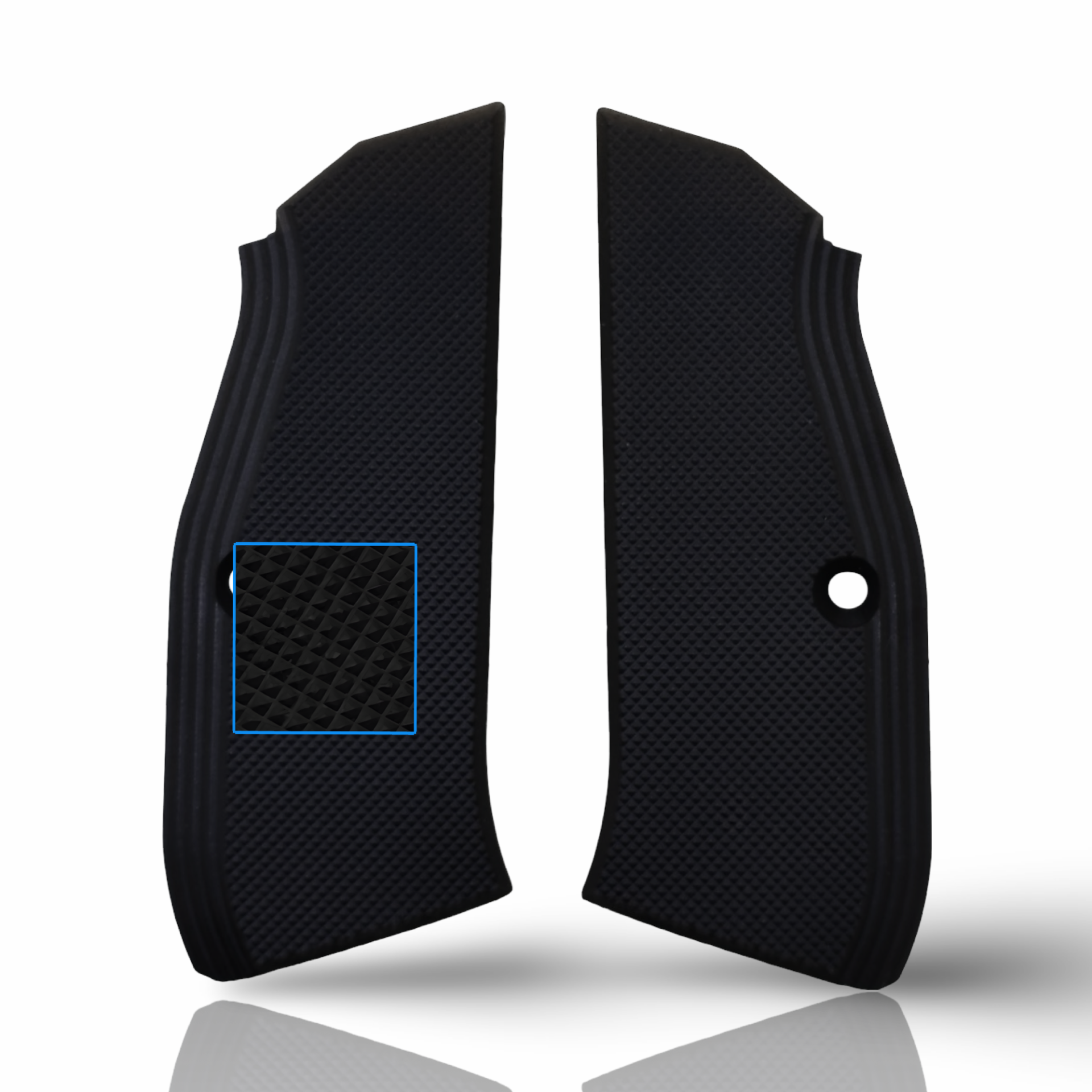 Zib Grips Silah Kabzası - CZ Shadow 2 ile Uyumlu - Siyah Renk - Polimer Malzemesinden Yapılma - POCZSW2SY001