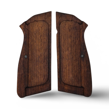 Zib Grips Silah Kabzası - Zig 14, Browning HP, High Power 14, Spor Kasa ile Uyumlu - Koyu Kahverengi Renk - BRWHPSCV004