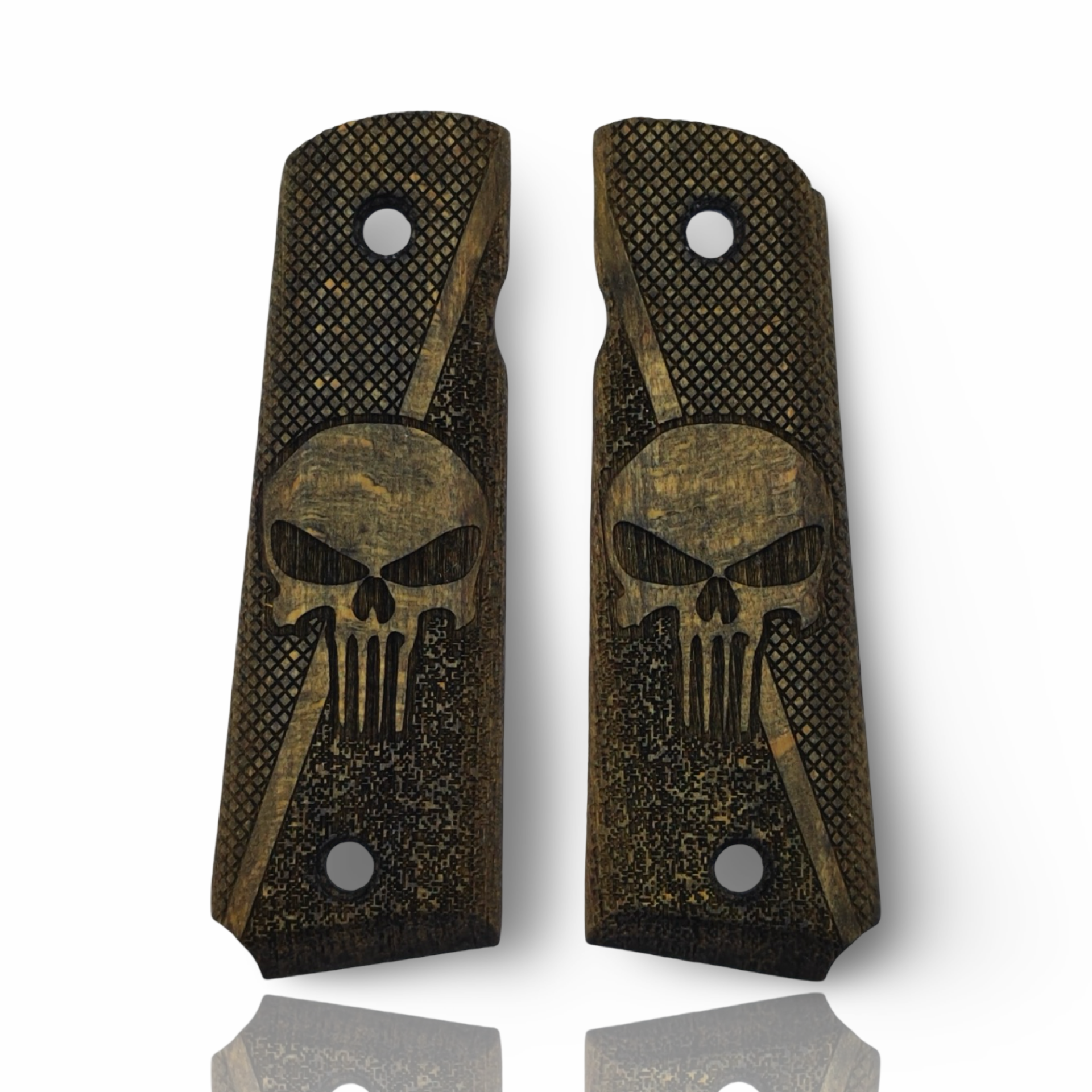 Zib Grips Silah Kabzası - Colt 1911, Girsan MC 1911 ile Uyumlu - Oksit Renk - CLT1911OK022