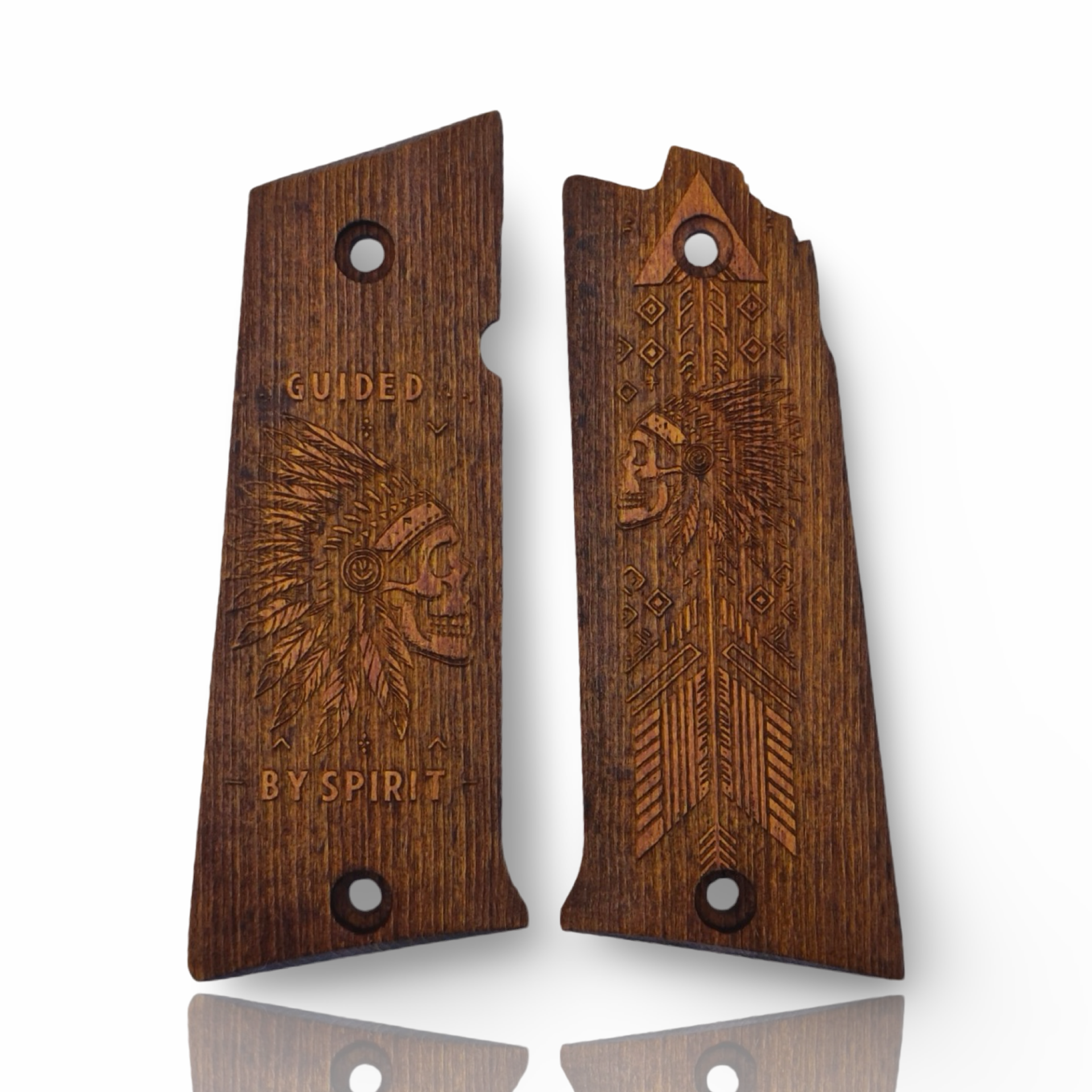 Zib Grips Silah Kabzası - LLama 9mm, LLama IX (Llama 1911) ile Uyumlu - Tütün Renk - LLM45TN006