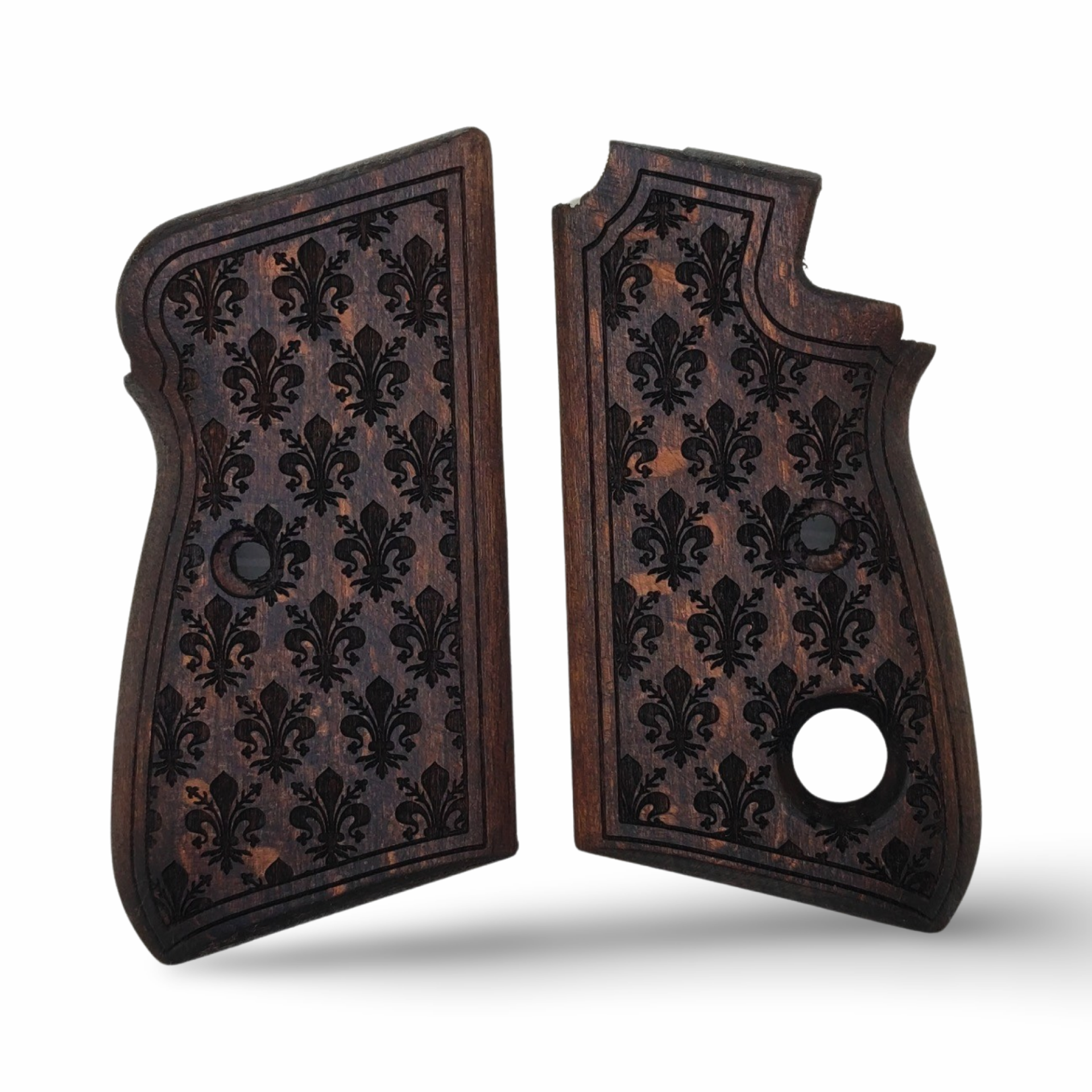 Zib Grips Silah Kabzası - Beretta Tek Düğme, 70 - 70S Puma ile Uyumlu - Koyu Kahverengi Renk - BRTM70CV002