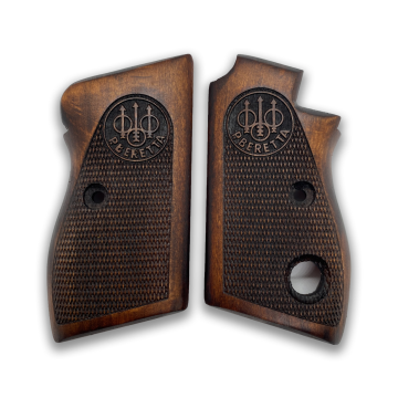 Zib Grips Silah Kabzası - Beretta Tek Düğme, 70 - 70S Puma ile Uyumlu - Koyu Kahverengi Renk - BRTM70CV005
