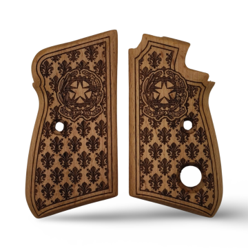 Zib Grips Silah Kabzası - Beretta Tek Düğme, 70 - 70S Puma ile Uyumlu - Sadece vernik uygulanmış - BRTM70SV003