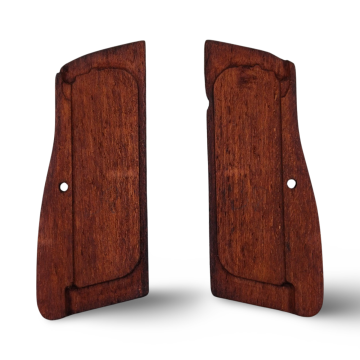 Zib Grips Silah Kabzası - Zig 14, Browning HP, High Power 14, Dik Kasa, Browning Halkalı (Halka için kesim yaptırmak için mesaj atın), Halkasız ile Uyumlu - Tütün Renk - BRWHPTN001