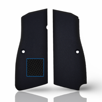 Zib Grips Silah Kabzası - Zig 14, Browning HP, High Power 14, Dik Kasa, Browning Halkalı (Halka için kesim yaptırmak için mesaj atın), Halkasız ile Uyumlu - Siyah Renk - Polimer Malzemesinden Yapılma - POBRWHPSY003