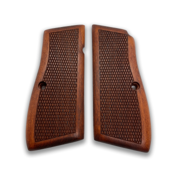 Zib Grips Silah Kabzası - Zig 14, Browning HP, High Power 14, Dik Kasa, Browning Halkalı (Halka için kesim yaptırmak için mesaj atın), Halkasız ile Uyumlu - Meşe Renk - BRWHPMS004