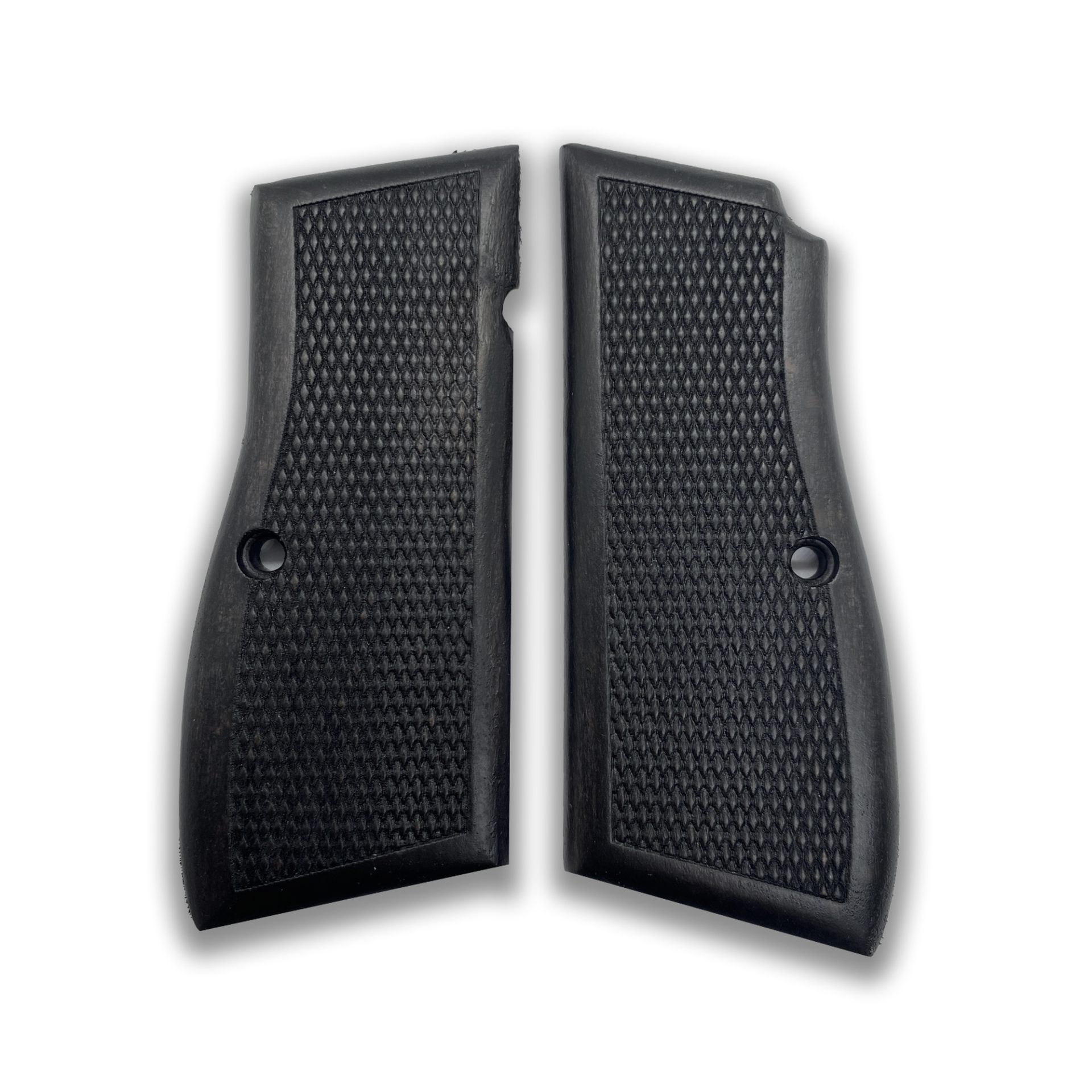 Zib Grips Silah Kabzası - Zig 14, Browning HP, High Power 14, Dik Kasa, Browning Halkalı (Halka için kesim yaptırmak için mesaj atın), Halkasız ile Uyumlu - Siyah Renk - BRWHPSY004