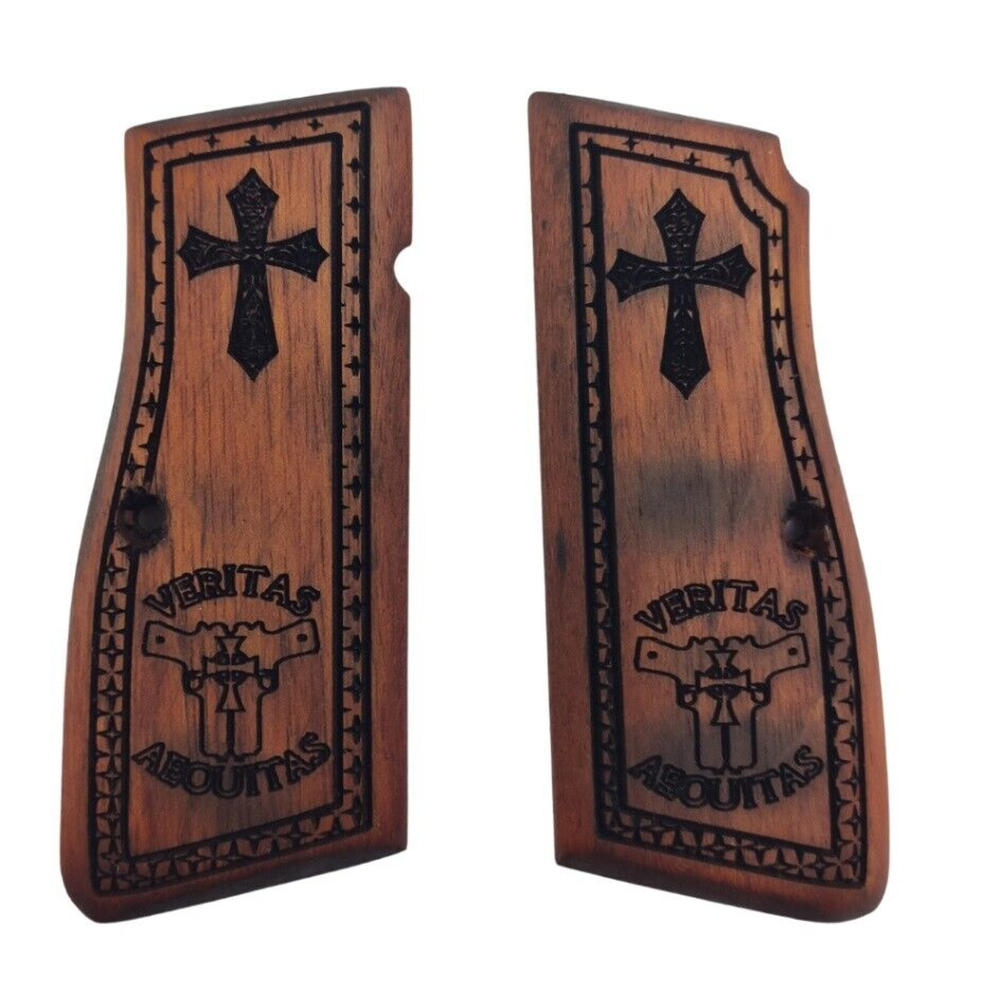 Zib Grips Silah Kabzası - Zig 14, Browning HP, High Power 14, Dik Kasa, Browning Halkalı (Halka için kesim yaptırmak için mesaj atın), Halkasız ile Uyumlu - Tütün Renk - BRWHPTN006