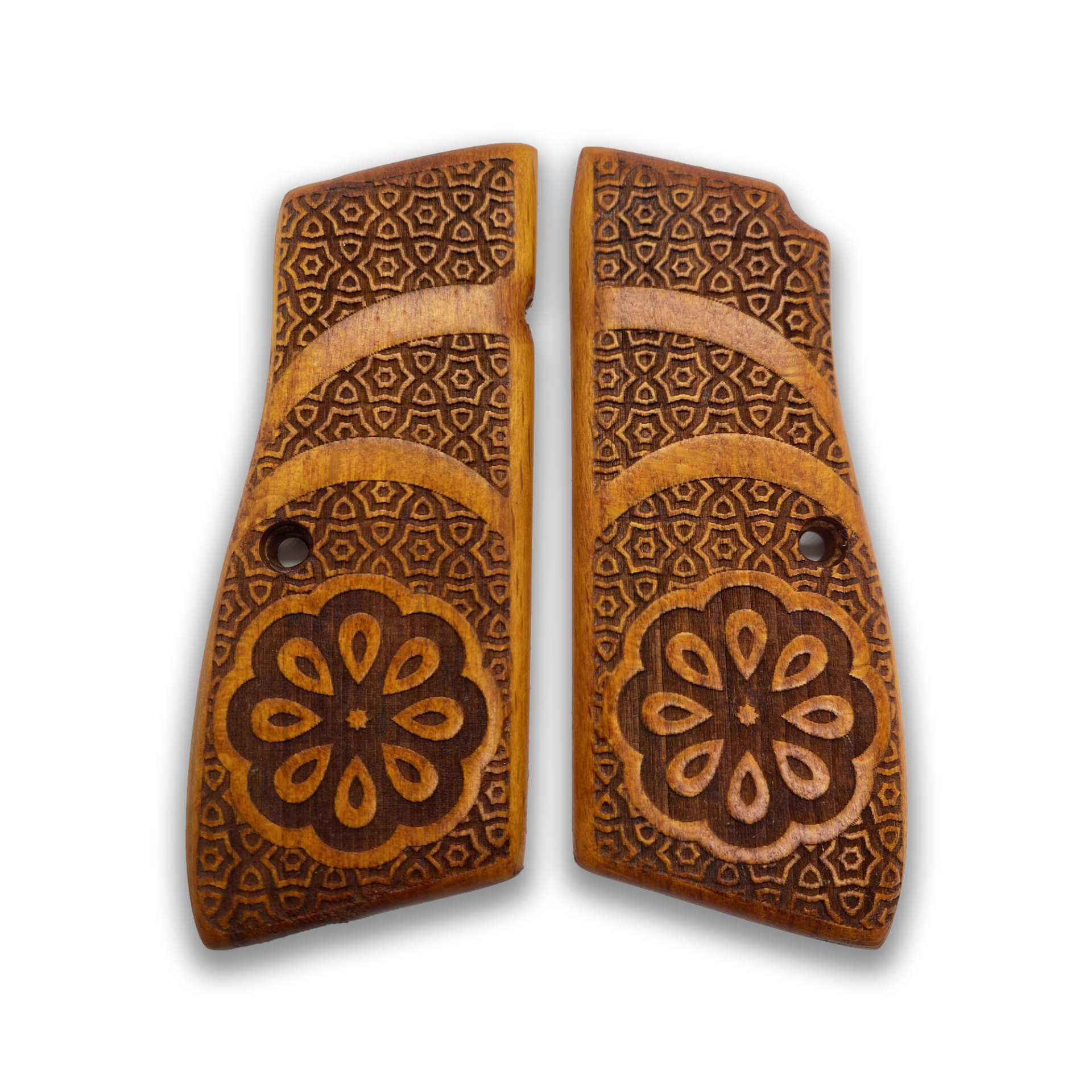Zib Grips Silah Kabzası - Zig 14, Browning HP, High Power 14, Dik Kasa, Browning Halkalı (Halka için kesim yaptırmak için mesaj atın), Halkasız ile Uyumlu - Sarı Renk - BRWHPSR009