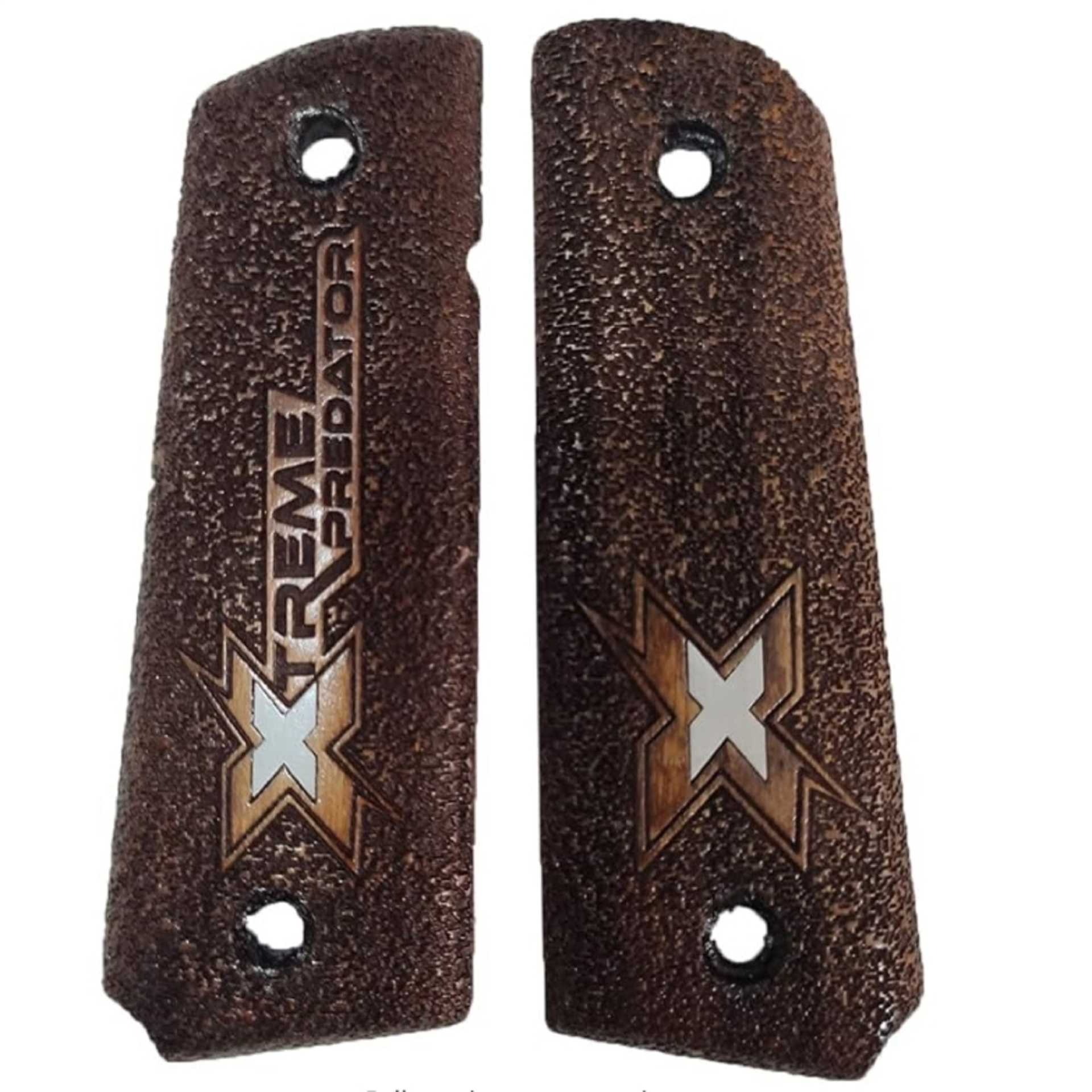 Zib Grips Silah Kabzası - Colt 1911, Girsan MC 1911 ile Uyumlu - Koyu Kahverengi Renk - CLT1911CV086