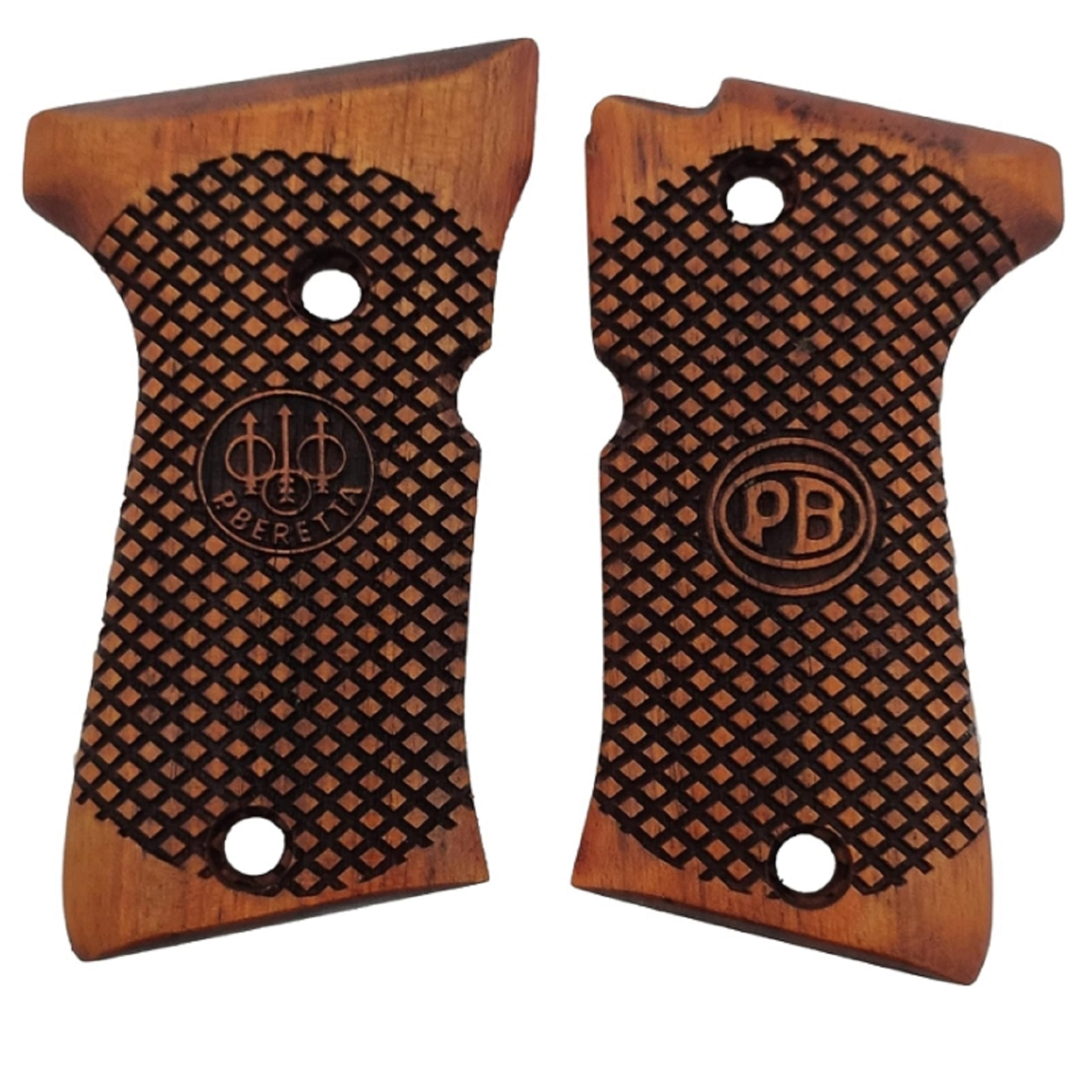 Zib Grips Silah Kabzası - Beretta 92 Kompakt ile Uyumlu - Meşe Renk - BRT92CMPMS002