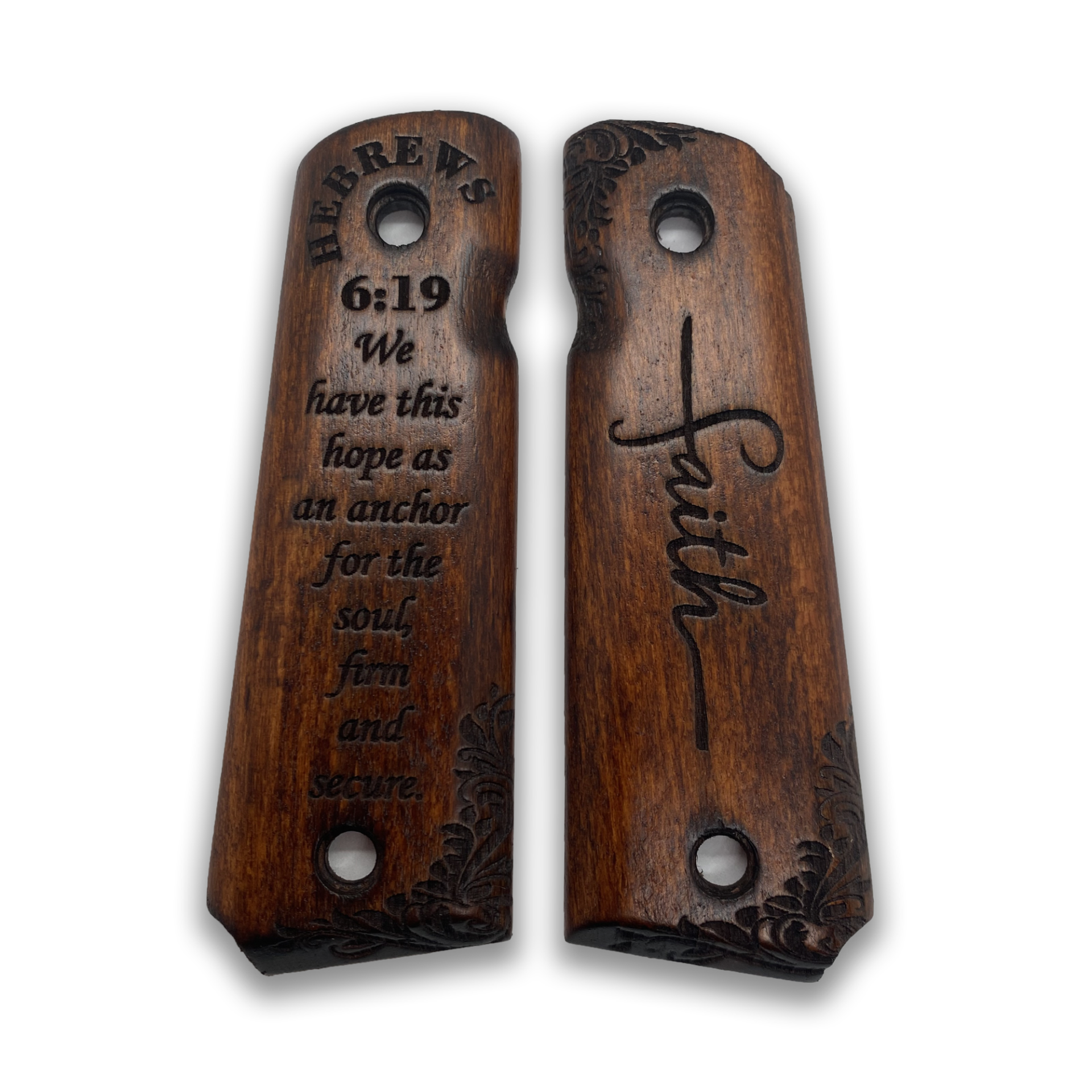 Zib Grips Silah Kabzası - Colt 1911, Girsan MC 1911 ile Uyumlu - Koyu Kahverengi Renk - CLT1911CV052