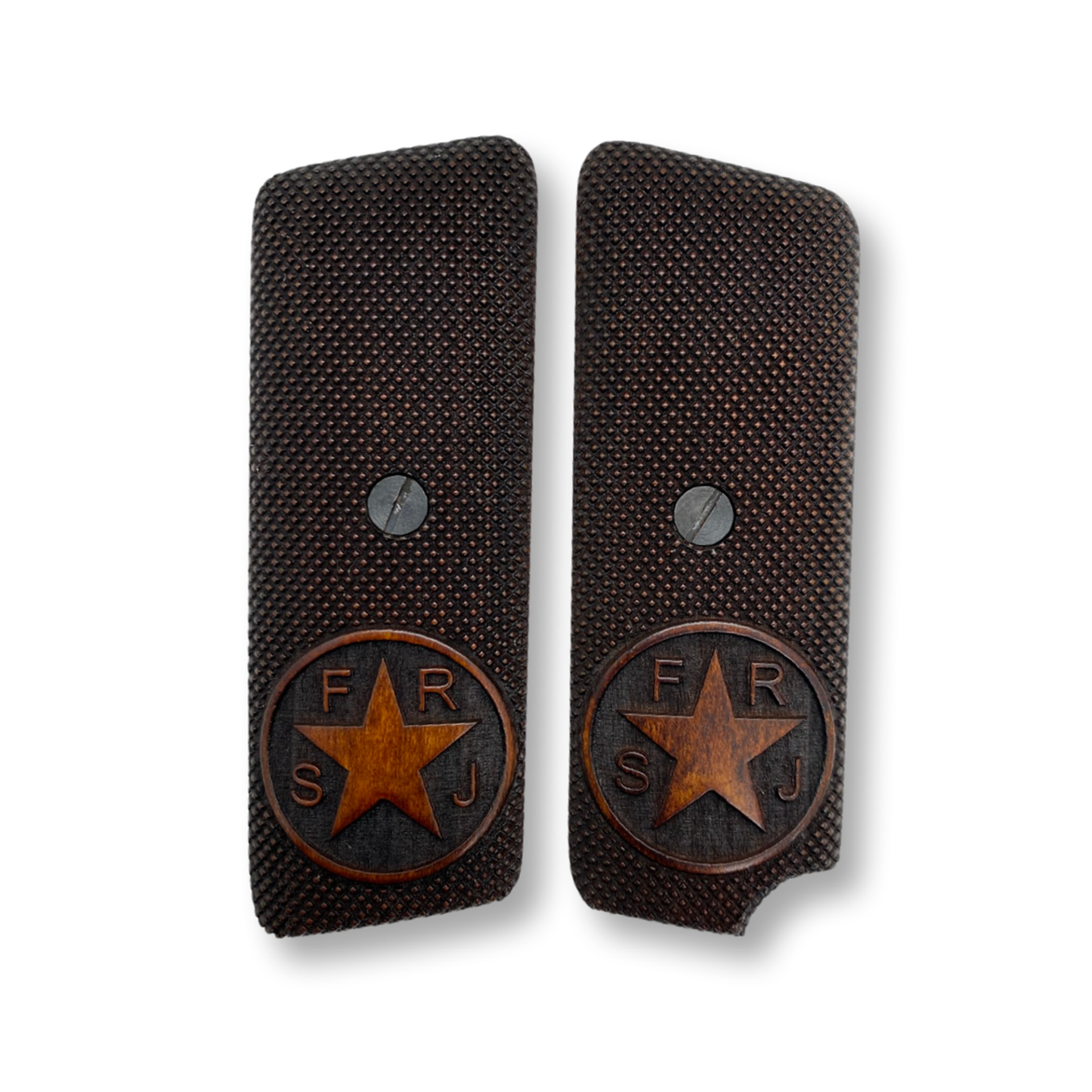 Zib Grips Silah Kabzası - Tokarev M57, Uzun Takarof ile Uyumlu - Koyu Kahverengi Renk - TKVM57CV002